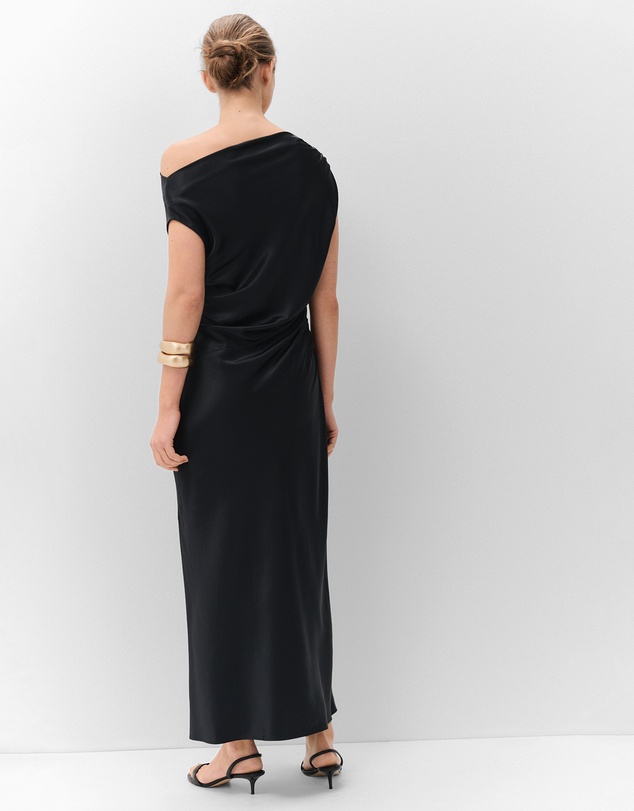 UNISON - Satin Off Shoulder Dress
