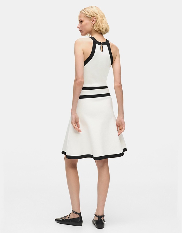 Karl Lagerfeld - DNA Belted Knit Dress