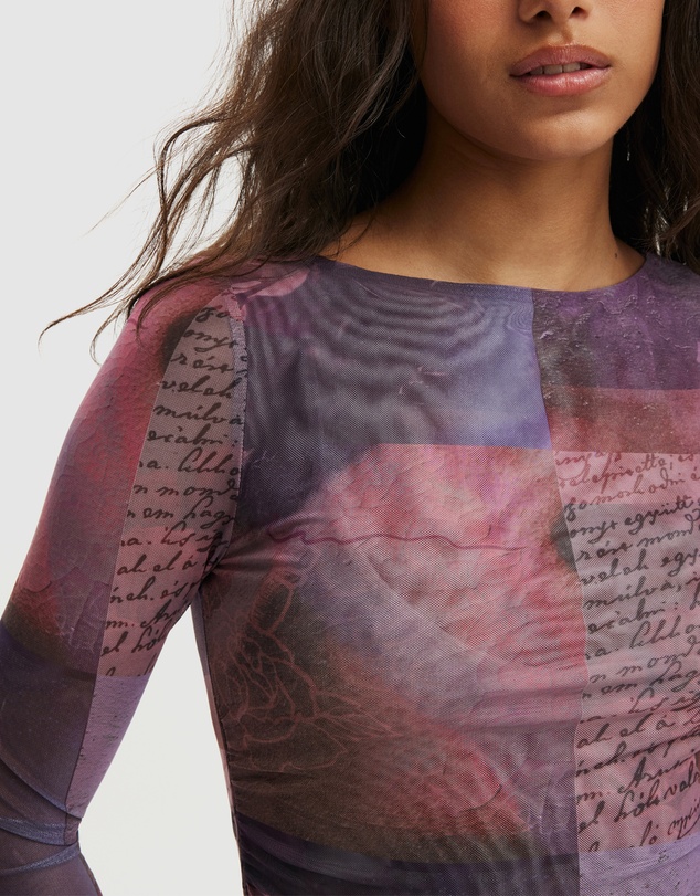 Cotton On - Ashley Mesh LS Top