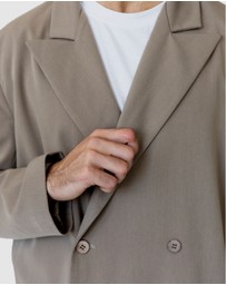 Justin Cassin - Headline Oversize Trench Coat