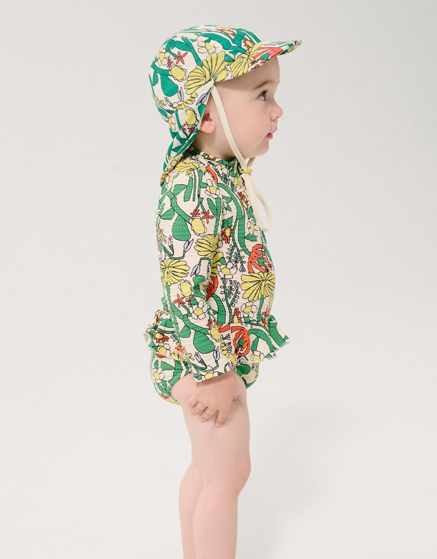 Bobo Choses - Colour Herbalist All Over Swim Overalls - Babies