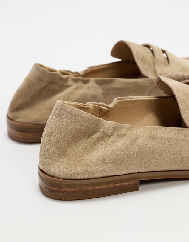 AERE - Comfort Back Suede Loafers