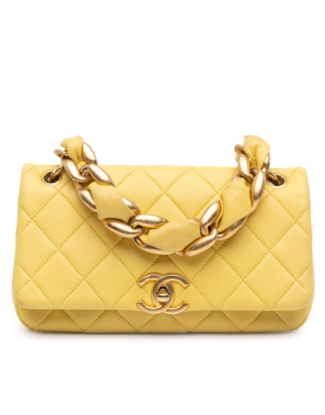 Pre-Loved by Azura Reborn - Pre-Loved chanel Quilted Lambskin Chain Bag