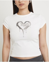 Insight - Dripping Heart Baby Tee