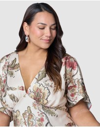 Pink Dusk by Curve Project - Want It All Maxi Dress