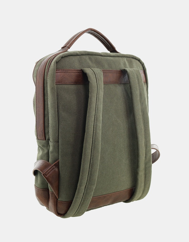 Pierre Cardin - Pierre Cardin Canvas Backpack