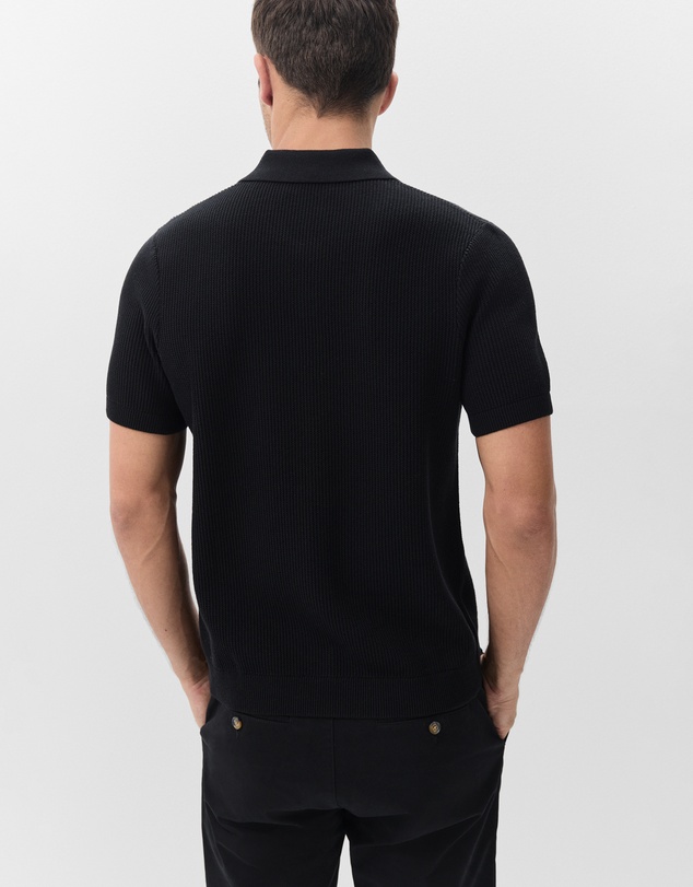 UNISON - Textured Knit Polo