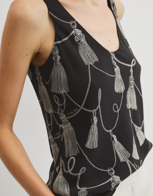 Country Road - Print Scoop Neck Top