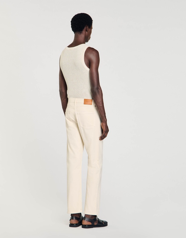 Sandro - Regular Ecru Jeans