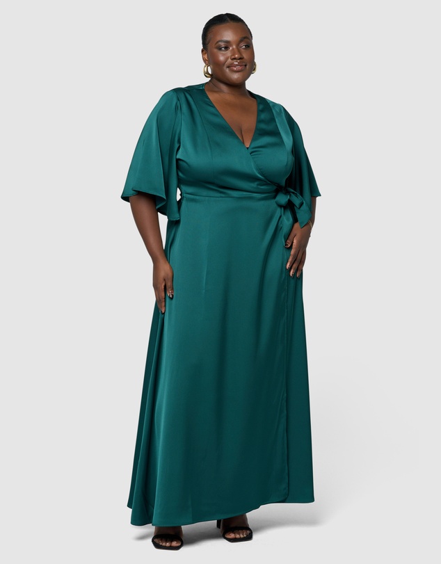 Pink Dusk by Curve Project - Glitz and Glam Maxi Dress
