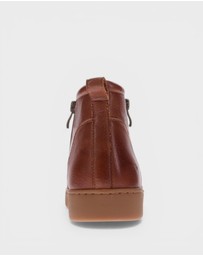 Mia Vita - Leni Zip Boot - Mocha