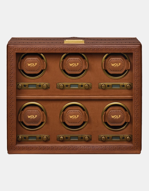 Wolf - WOLF Brogue 6 Piece Watch Winder