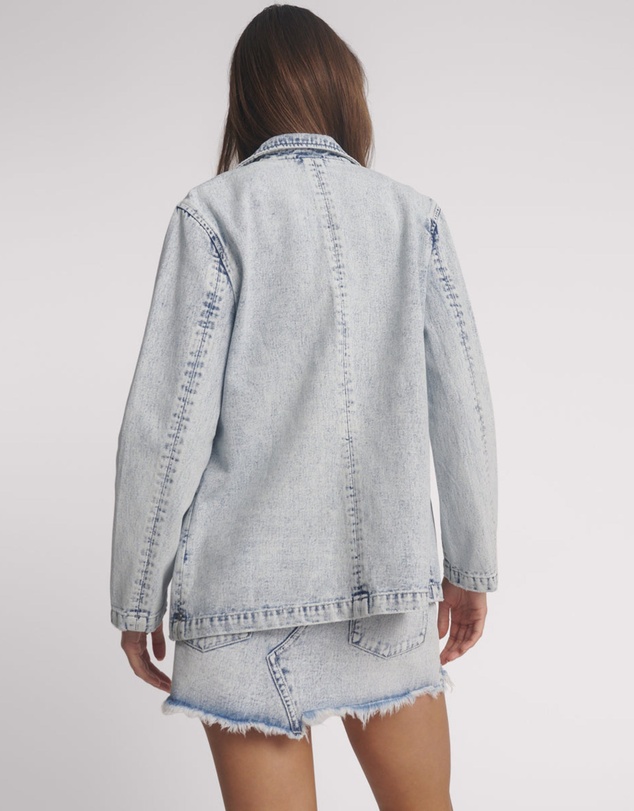 ONE TEASPOON - Boyfriend Denim Blazer - Bahama Blue
