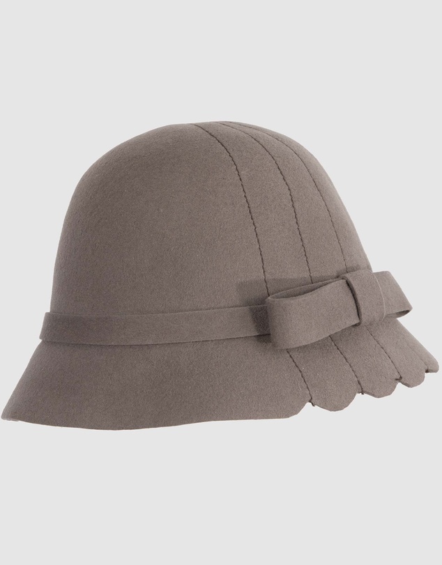 Max Alexander - Grey Felt Fashion Bucket Hat