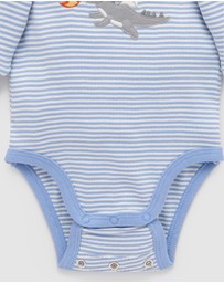 Purebaby - Applique Bodysuit -Kids-Babies