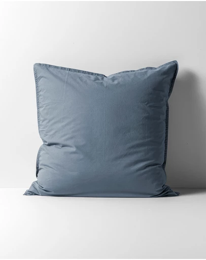 Aura Home - Evie Stonewash Organic Cotton European Pillowcase