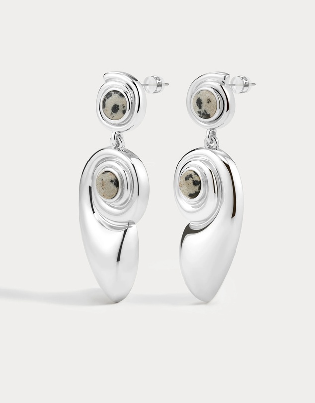 Luv Aj - The Palma Shell Statement Earrings