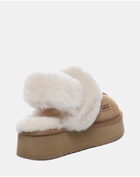 EVERAU - Australian Shepherd Ugg Musa Platform Cow Suede Upper House Shoes
