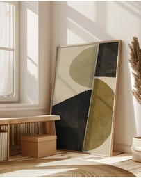 Olive et Oriel - Interaction Balance No.2 by The Miuus Studio Art Print