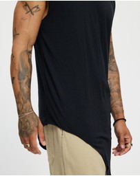 Surrounded By Ghosts - The Graftonite Asymmetrical Cotton Tail Muscle T-Shirt