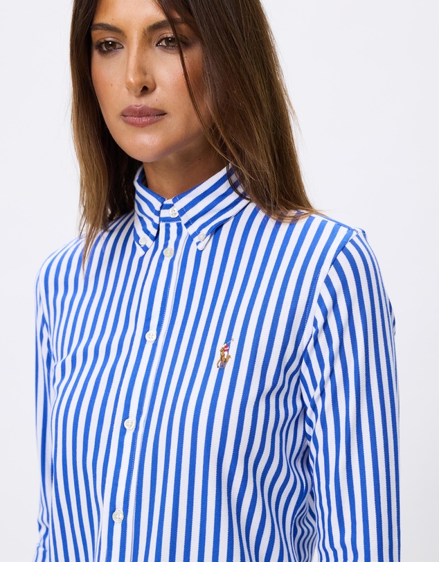 Polo Ralph Lauren - Striped Knit Oxford Cotton Shirt