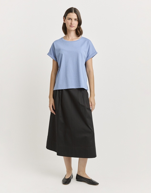 Toorallie - Roll Sleeve Organic Cotton Tee