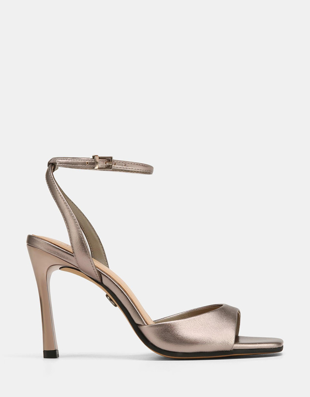 Wittner - Xandy High Sandals Pewter Leather