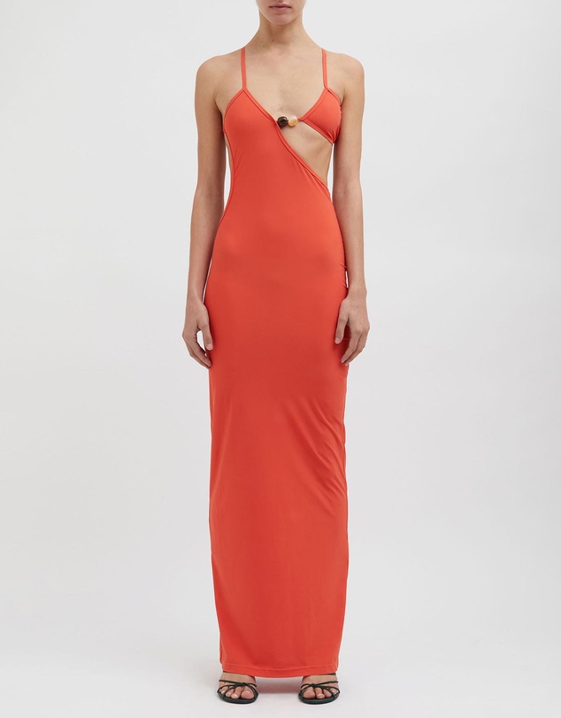 Christopher Esber - Crystal Cutaway Lycra Dress