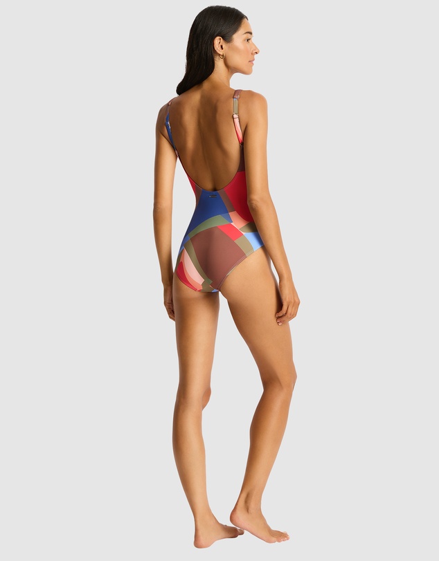 Sea Level Australia - Santora Scoop Back Panel Line One Piece
