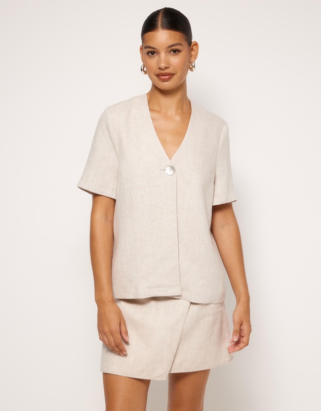 AERE - Willow Linen Top
