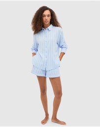Seed Heritage - Stripe Shirt and Short PJ Set