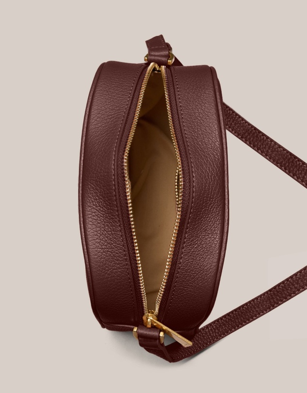 VESTIRSI - Vera Mahogany Camera Crossbody Bag
