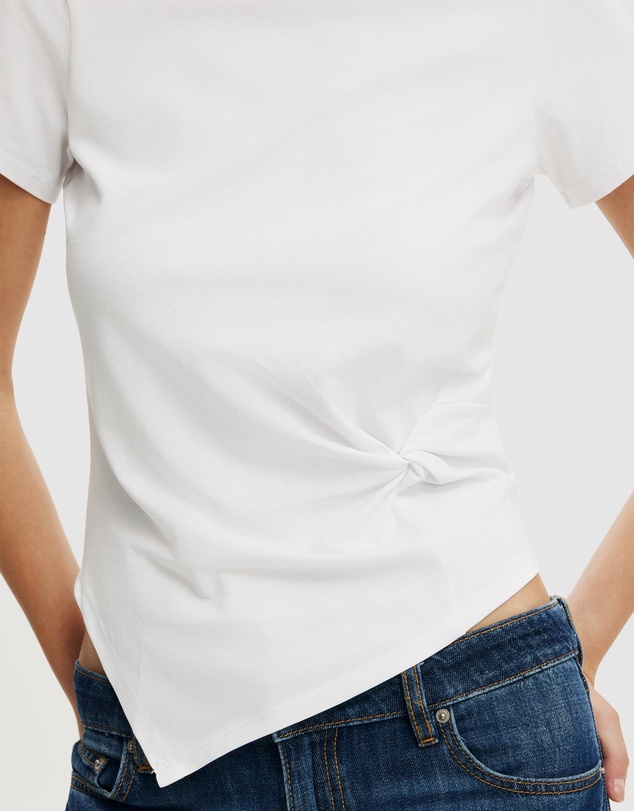 Cotton On - Twist Short Sleeve Tee
