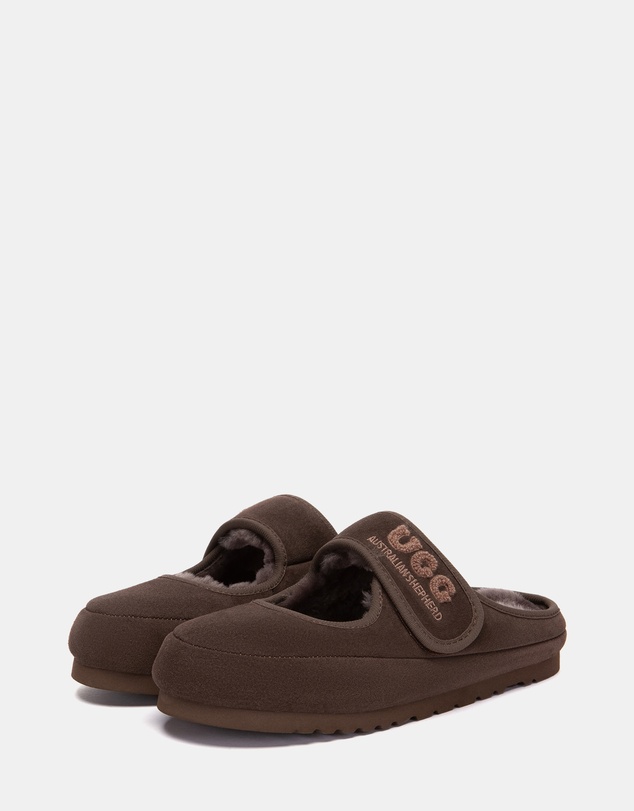 EVERAU - Australian Shepherd Ugg Velly Cow Suede Upper House Shoes