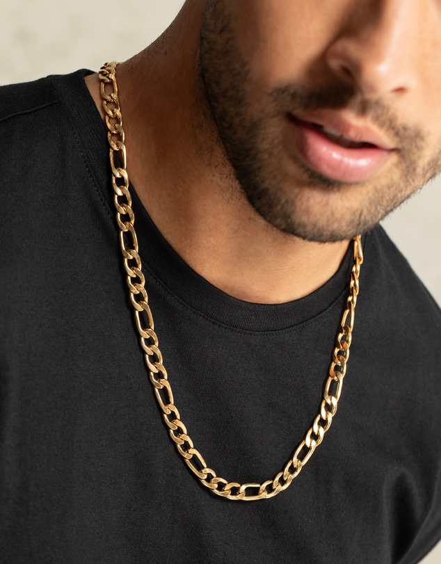 Eclectics - Token Figaro Chain Necklace