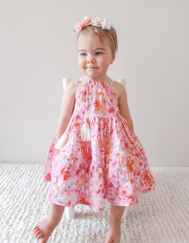 WITH LOVE FOR KIDS - Cotton Muslin Dress - Babies - Kids