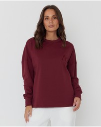 ALEXANDRA - Vire Jumper Red Wine