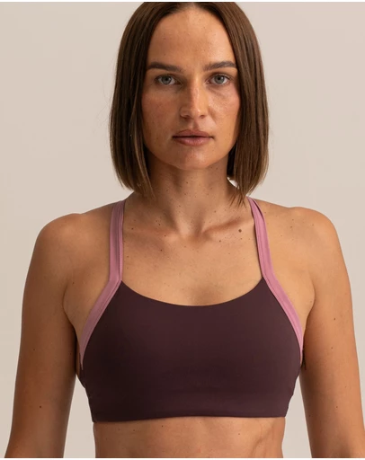 HyperLuxe The Label - Shape Cross Back Sports Bra