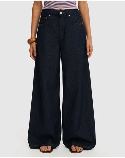 Cotton On - High Rise Wide Jeans