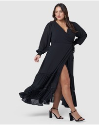 Pink Dusk by Curve Project - Hanky Panky Wrap Dress