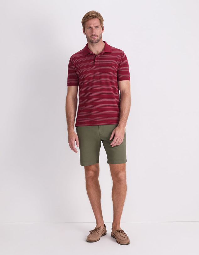 Sportscraft - Sc Stripe Pique Polo