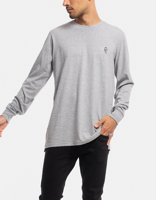 Counter Culture - Cypher Embroidery Long Sleeve Tee
