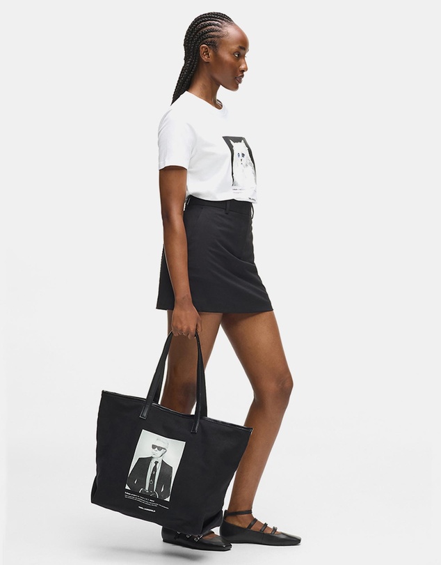 Karl Lagerfeld - K/Essential Karl Artwork Tote Bag