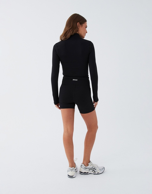 Upstate - Butter Cropped Zip Through