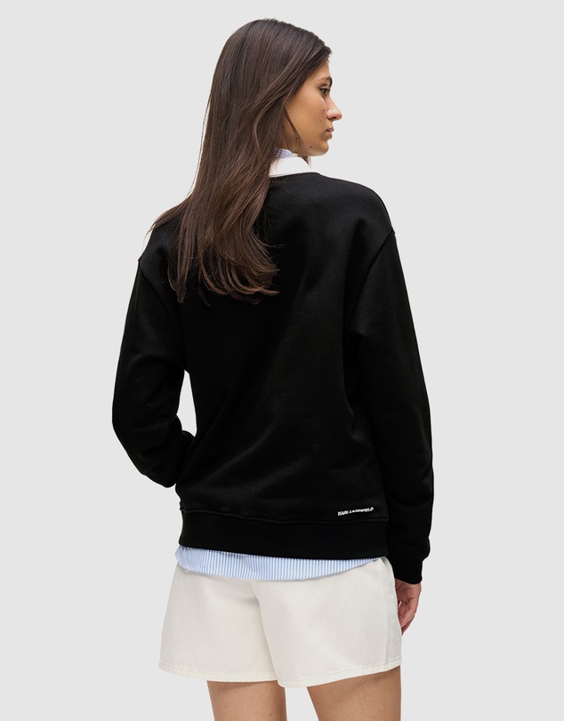 Karl Lagerfeld - Ikon Collar Sweatshirt