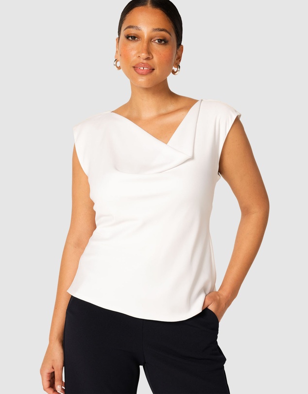 SACHA DRAKE - Cowl Bias Top