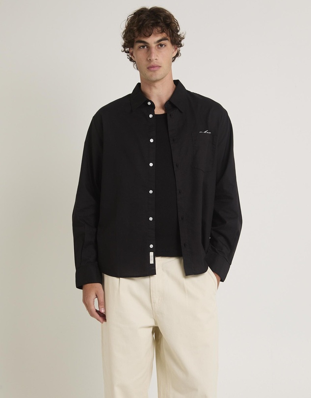 Arvust - Script Oxford Long Sleeve Shirt