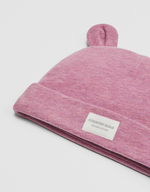 Country Road - Organically Grown Cotton Newborn Beanie