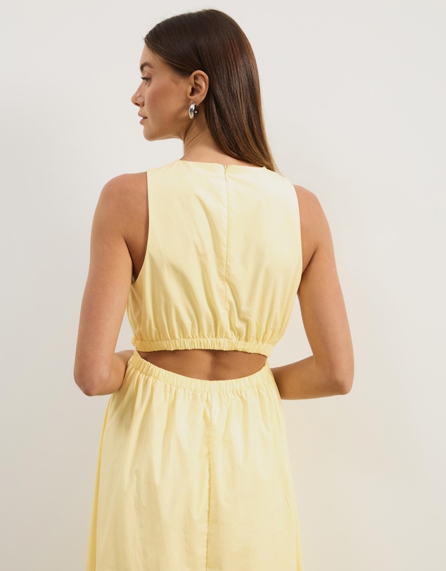 Atmos&Here - Isobel Cotton Poplin Midi Dress