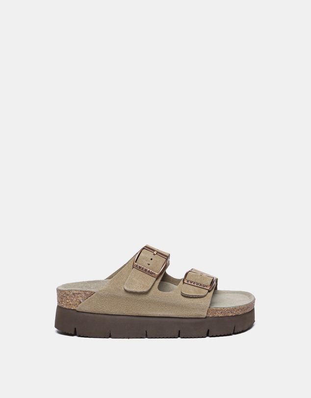 EVERAU - EverAU Ugg Sandal Platform Cow Suede Upper Sandals